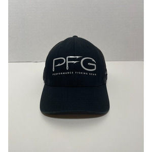 Columbia PFG Mesh Snapback Hooks Ball Cap Black